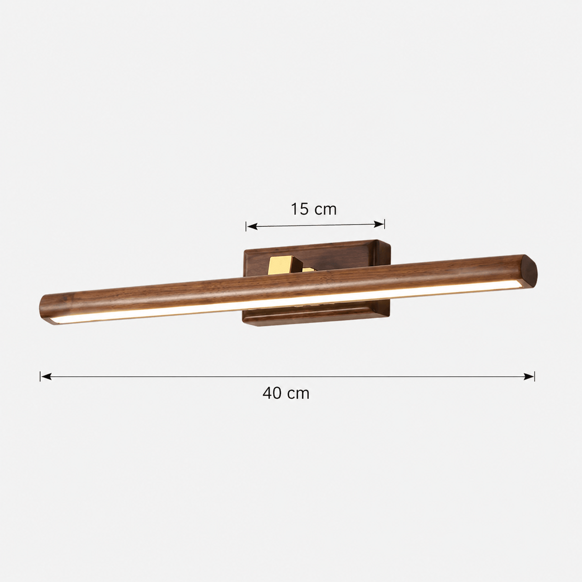Rise-Light Wandleuchte aus holz