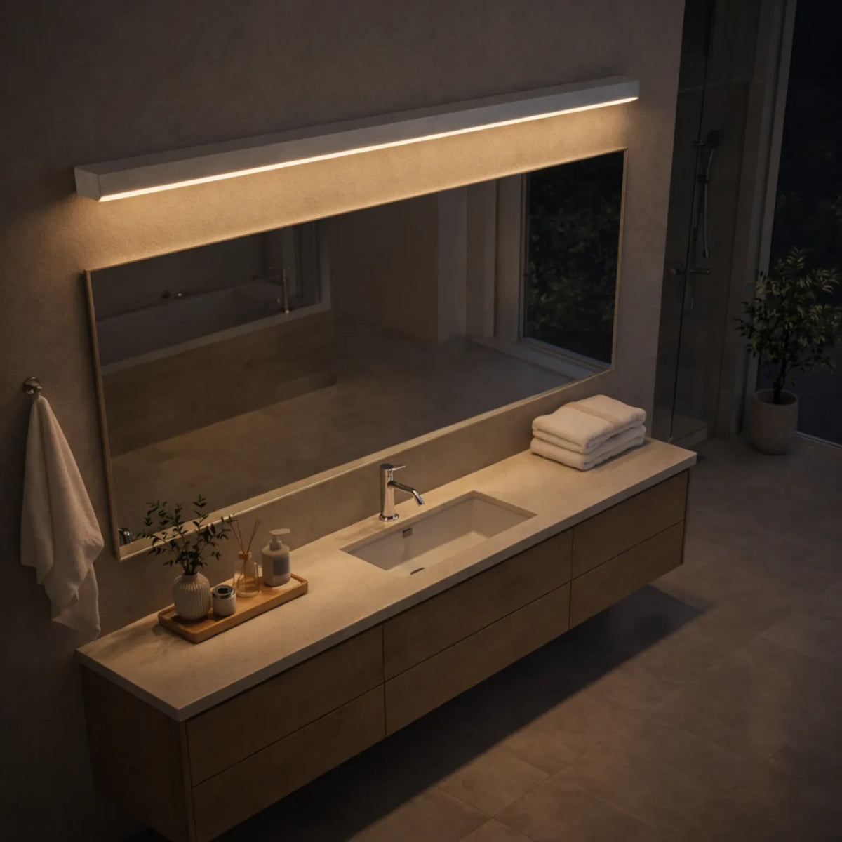 Rise-Light Wandleuchte badezimmer led