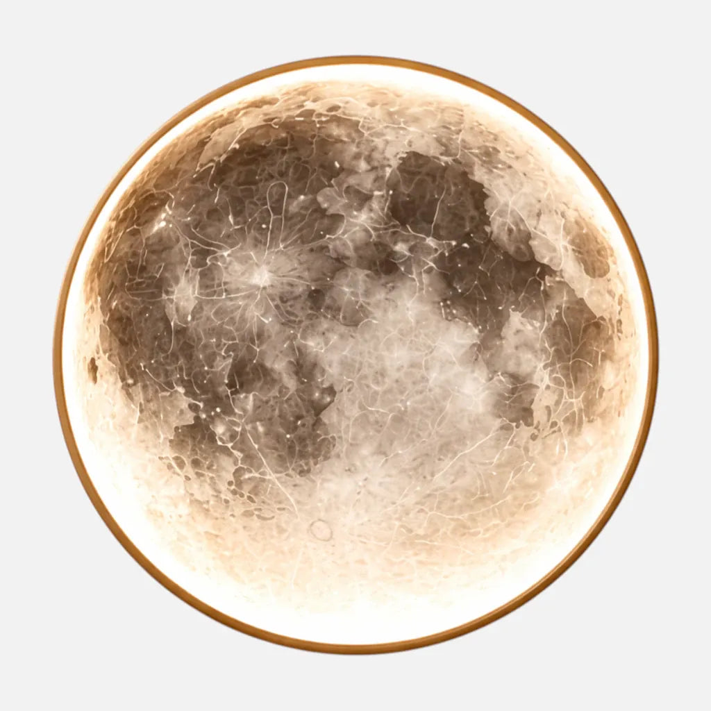 Rise-Light 80 cm Wandleuchte innen circle moon