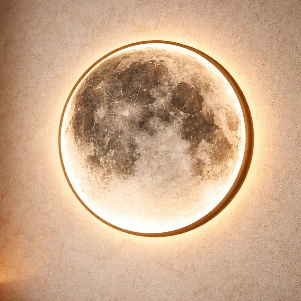 Rise-Light Wandleuchte innen circle moon