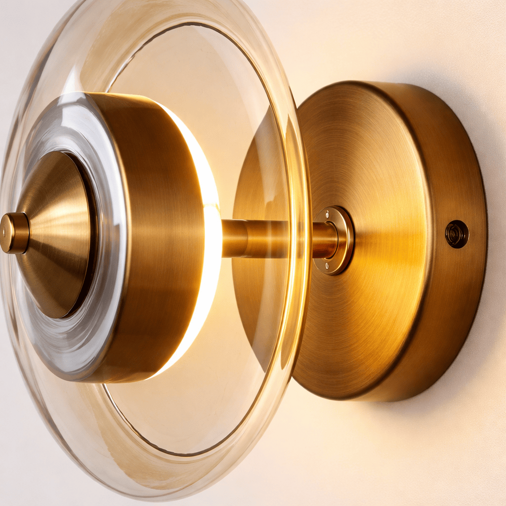 Rise-Light Wandleuchten aus glas