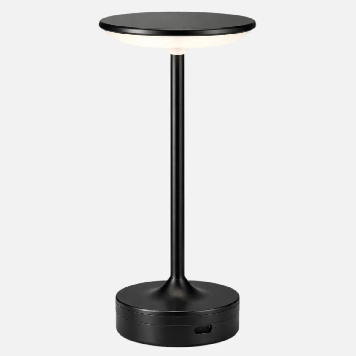 Rise-Light Schwarz Wiederaufladbare tischlampe