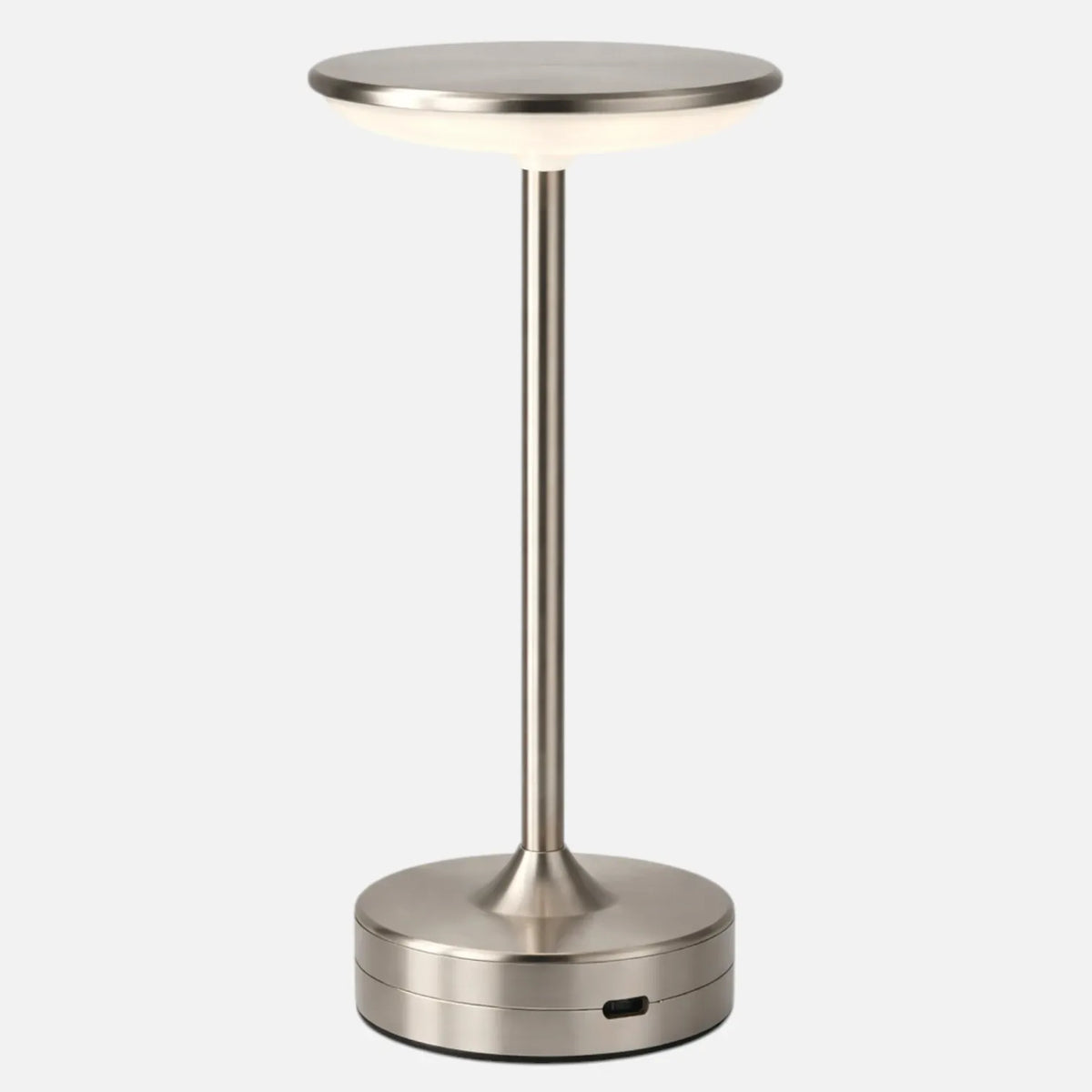 Rise-Light Silber Wiederaufladbare tischlampe