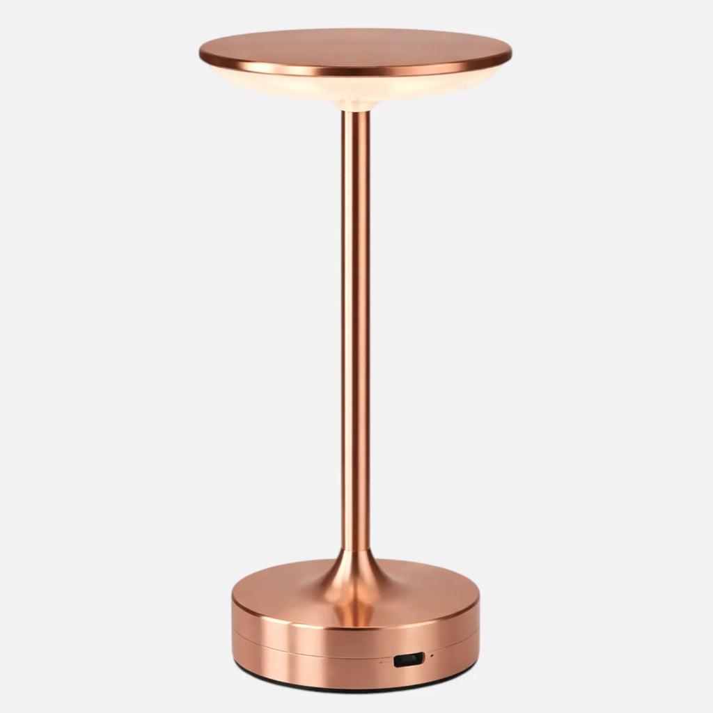 Rise-Light Roségold Wiederaufladbare tischlampe